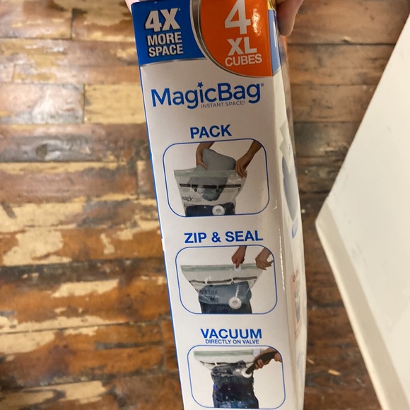 NIB MAGIC BAG 4XL CUBES FOR 4X MORE SPACE- SPACE SAVER BAGS REUSABLE - Picture 4 of 7